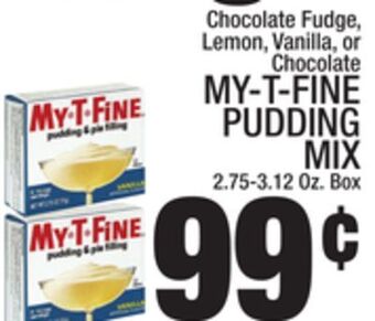C Town My-t-fine pudding mix offer