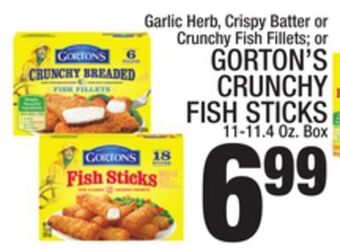 C Town Gorton's crunchy fish sticks offer
