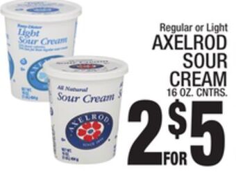 C Town Axelrod sour cream offer
