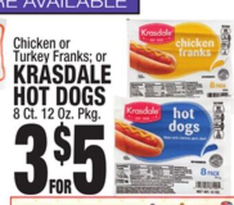 C Town Krasdale hot dogs offer