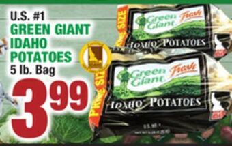 C Town Green giant idaho potatoes offer