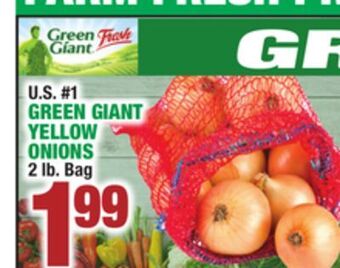 C Town Green giant yellow onions offer