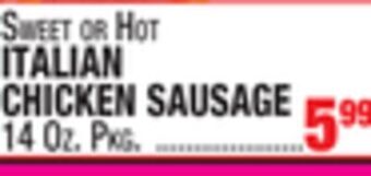 C Town Premio italian chicken sausage offer
