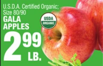 C Town Gala apples offer