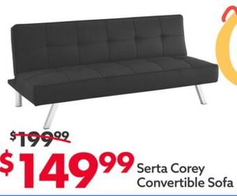 Big Lots Serta corey convertible sofa offer