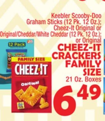 Bravo Supermarkets Cheez-it crackers family size offer