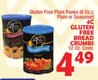 Bravo Supermarkets 4c gluten free bread crumbs offer