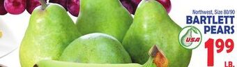 Bravo Supermarkets Bartlett pears offer