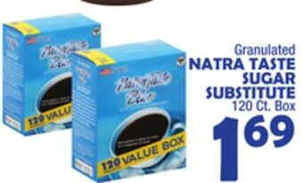Bravo Supermarkets Natra taste sugar substitute offer