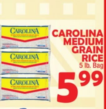 Bravo Supermarkets Carolina medium grain rice offer