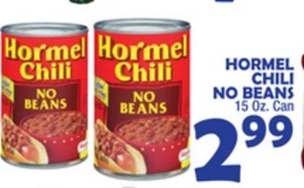 Bravo Supermarkets Hormel chili no beans offer