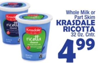 Bravo Supermarkets Krasdale ricotta offer