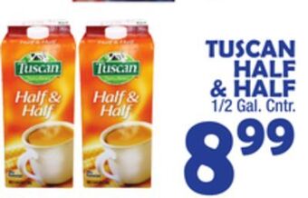 Bravo Supermarkets Tuscan half & half offer