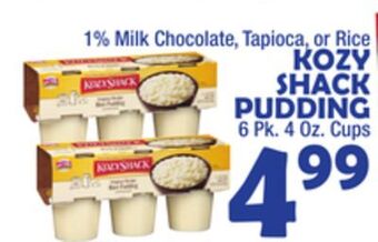 Bravo Supermarkets Kozy shack pudding offer