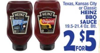 Bravo Supermarkets Heinz bbq sauce offer