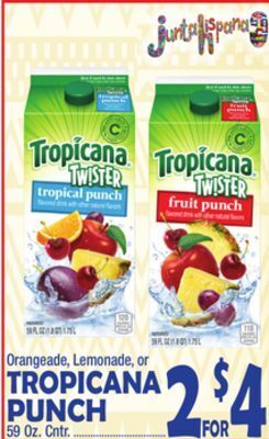 Bravo Supermarkets Tropicana punch offer