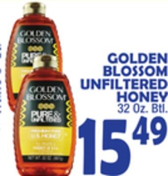 Bravo Supermarkets Golden blossom unfiltered honey offer