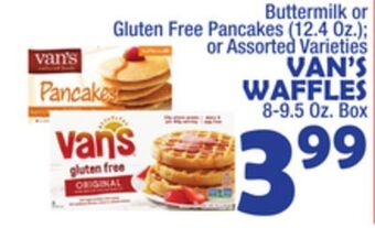 Bravo Supermarkets Van's waffles offer