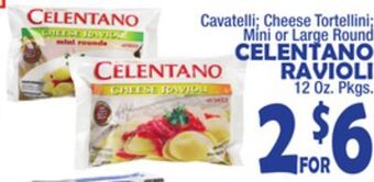 Bravo Supermarkets Celentano ravioli offer
