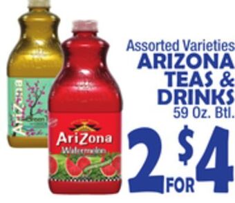 Bravo Supermarkets Arizona teas & drinks offer