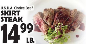 Bravo Supermarkets Skirt steak offer