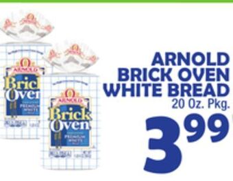 Bravo Supermarkets Arnold brick oven white bread offer