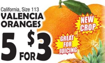 Bravo Supermarkets Valencia oranges offer