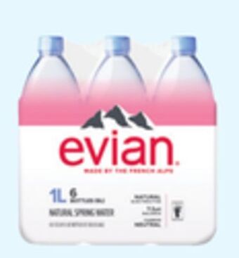 Kings Food Markets Evian spring water offer
