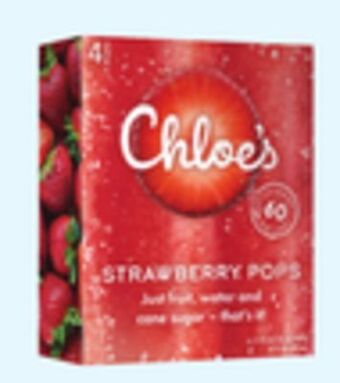 Kings Food Markets Chloe's fruit pops offer