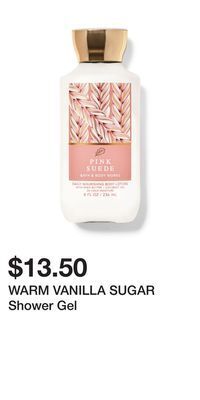 Bath & Body Works Warm vanilla sugar shower gel offer