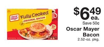 Fairway Store Market Oscar mayer bacon offer