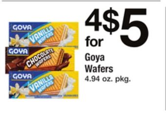 ACME Goya wafers offer