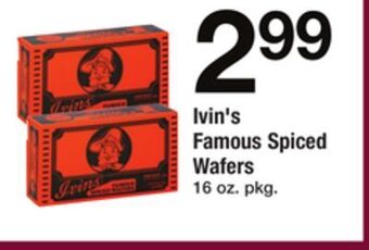 ACME Ivin's famous spiced wafers offer