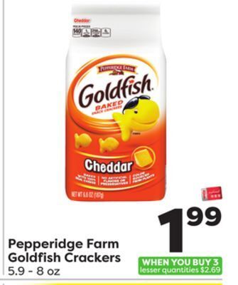Weis Markets Pepperidge farm goldfish crackers offer