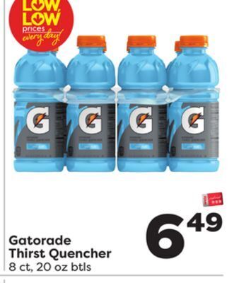 Weis Markets Gatorade thirst quencher offer