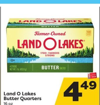 Weis Markets Land o lakes butter quarters offer