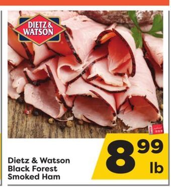 Weis Markets Dietz & watson black forest smoked ham offer