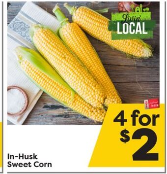 Weis Markets In-husk sweet corn offer