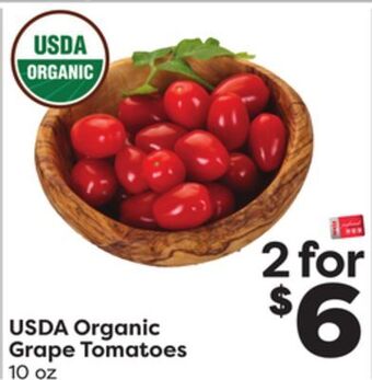 Weis Markets Usda organic grape tomatoes offer