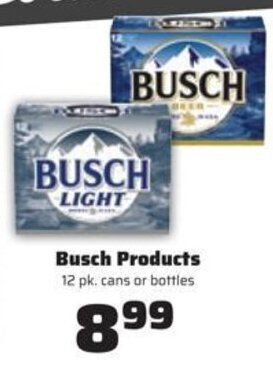 County Market Busch Products offer