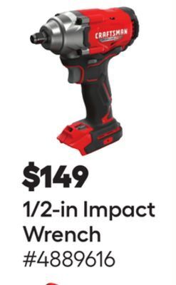 Lowe's 1/2-in impact wrench offer