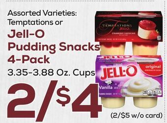 DeCicco & Sons Jell-o pudding snacks 4-pack offer