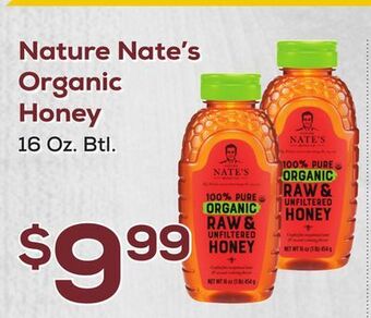 DeCicco & Sons Nature nate's organic honey offer