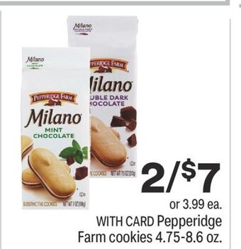 CVS Pepperidge farm cookies 4.75-8.6 oz offer
