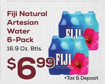 DeCicco & Sons Fiji natural artesian water 6-pack offer