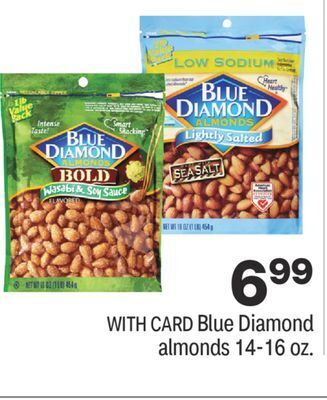 CVS Blue diamond almonds 14-16 oz. offer