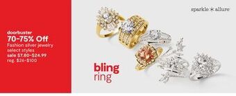 JC Penney Fashion silver jewelry offer