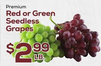 DeCicco & Sons Red or green seedless grapes offer
