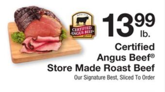 The Fresh Grocer Store made roast beef offer