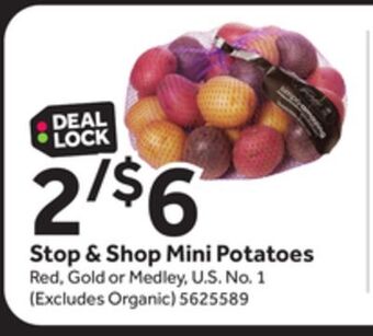 Stop&Shop Stop & shop mini potatoes offer